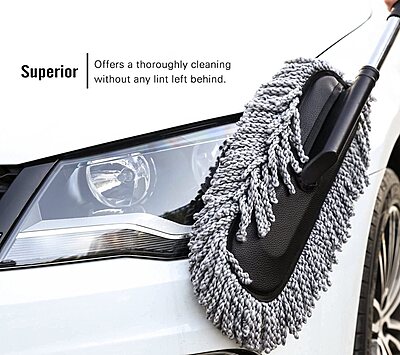 Car Duster (Pack of 1 : Grey colour) Car Duster (Pack of 1 : Grey colour)
