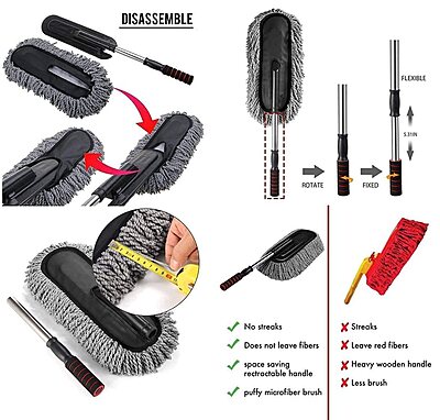 Car Duster (Pack of 1 : Grey colour) Car Duster (Pack of 1 : Grey colour)