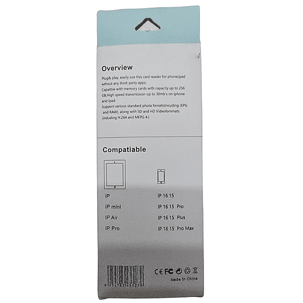 ZigDeal Type-C to USB Card Reader – SD & TF Card Support | High-Speed Data Transfer