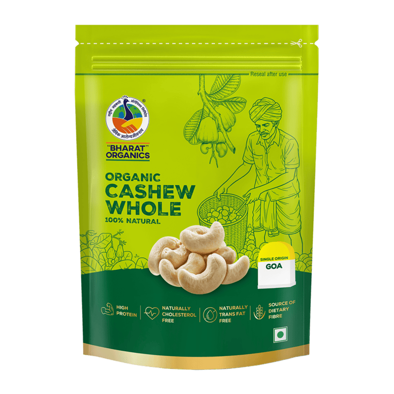 Bharat Organics Cashew Whole