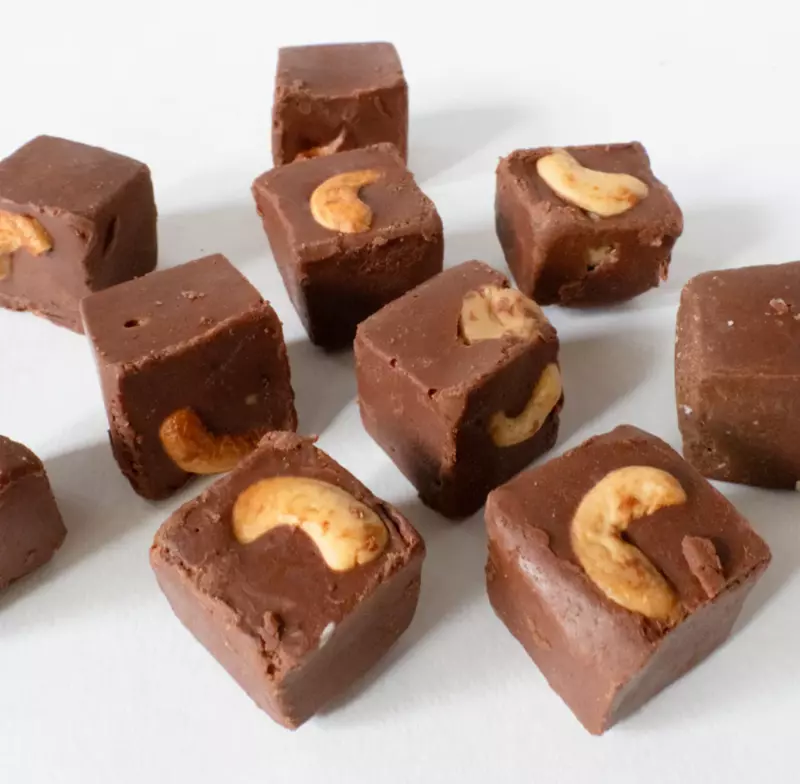 Cashew Caramel Fudge