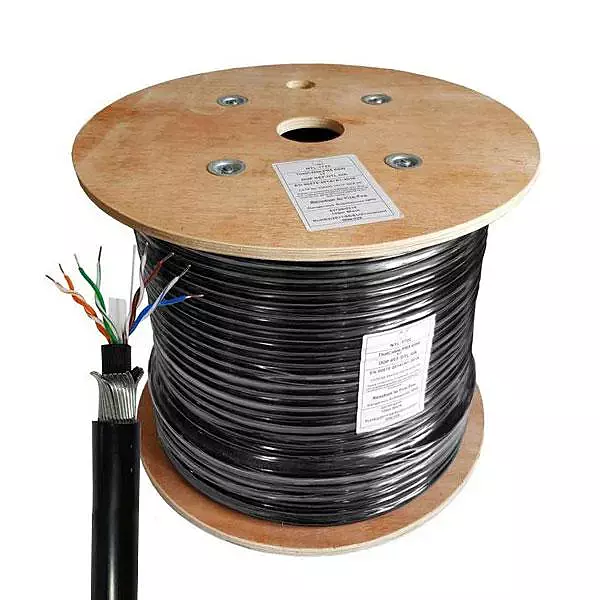 Cat6 Armored Cable (Copper) | High-Speed Outdoor Connectivity | 4-Pair Separator Design – 305M Box Pack Cat6 Armored Cable (Copper) | High-Speed Outdoor Connectivity | 4-Pair Separator Design – 305M Box Pack