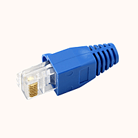 Cat5E CAT6 RJ45 Ethernet Network Cable Strain Relief Boots Cable Connector Plug Cover (Blue)