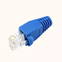 Cat5E CAT6 RJ45 Ethernet Network Cable Strain Relief Boots Cable Connector Plug Cover (Blue)