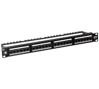 Digisol Channel SCS Patch Panel, 24 Port, Cat5e UTP, 180 Degree