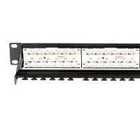 Digisol Channel SCS Patch Panel, 24 Port, Cat5e UTP, 180 Degree