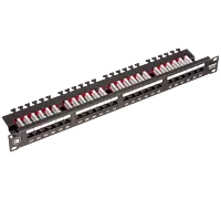 Digisol Channel SCS Patch Panel 24 Port, Cat5e UTP, 90 Degree