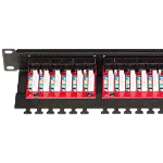 Digisol Channel SCS Patch Panel 24 Port, Cat5e UTP, 90 Degree
