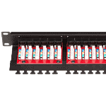 Digisol Channel SCS Patch Panel 24 Port, Cat5e UTP, 90 Degree