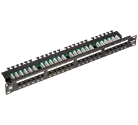 Digisol Channel SCS Patch Panel, 24 Port, Cat6 UTP, 90 Degree – Patch Panel 24 Port