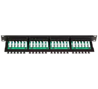 Digisol Channel SCS Patch Panel, 24 Port, Cat6 UTP, 90 Degree – Patch Panel 24 Port