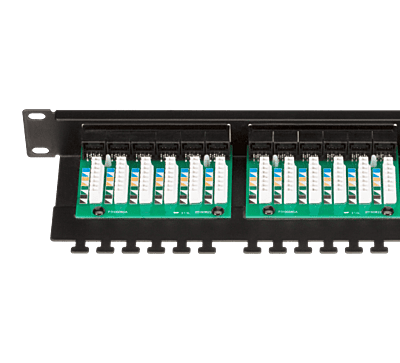 Digisol Channel SCS Patch Panel, 24 Port, Cat6 UTP, 90 Degree – Patch Panel 24 Port