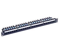 Digisol Enterprise ConvergeX Solderless Patch Panel, 24 Port, Cat 6, UTP, 90°