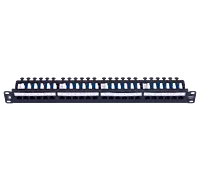 Digisol Enterprise ConvergeX Solderless Patch Panel, 24 Port, Cat 6, UTP, 90°