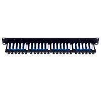Digisol Enterprise ConvergeX Solderless Patch Panel, 24 Port, Cat 6, UTP, 90°