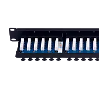 Digisol Enterprise ConvergeX Solderless Patch Panel, 24 Port, Cat 6, UTP, 90°