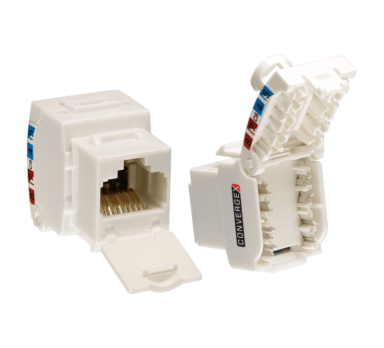 Digisol Enterprise ConvergeX Solderless Toolless Type Keystone Jack, Cat 6, UTP