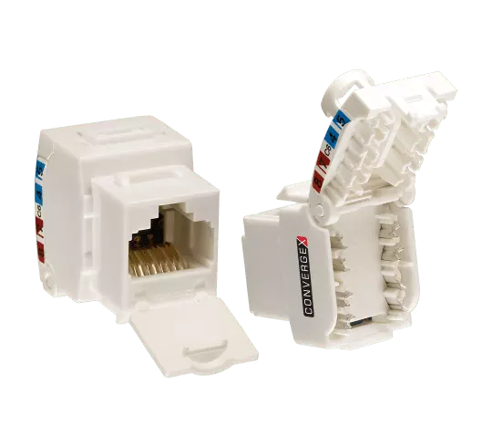 Digisol Enterprise ConvergeX Solderless Toolless Type Keystone Jack, Cat 6, UTP