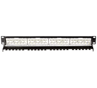 Digisol Channel SCS Patch Panel, 24 Port, Cat6A UTP, 180 Degree