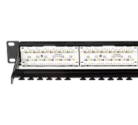 Digisol Channel SCS Patch Panel, 24 Port, Cat6A UTP, 180 Degree