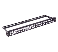 Digisol Enterprise ConvergeX Staggered Patch Panel, 24 Port, Cat 6A, UTP / STP
