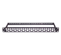 Digisol Enterprise ConvergeX Staggered Patch Panel, 24 Port, Cat 6A, UTP / STP