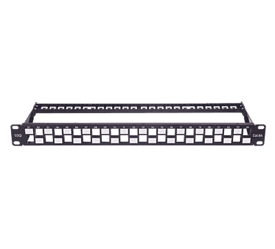 Digisol Enterprise ConvergeX Staggered Patch Panel, 24 Port, Cat 6A, UTP / STP