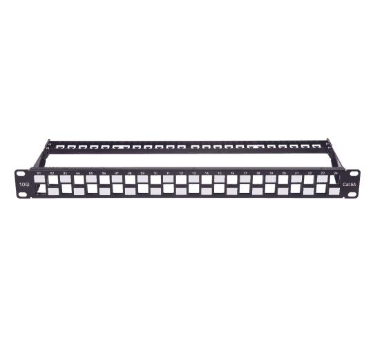 Digisol Enterprise ConvergeX Staggered Patch Panel, 24 Port, Cat 6A, UTP / STP