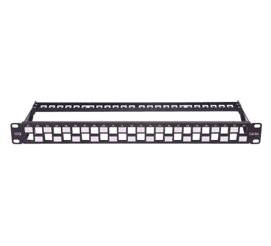 Digisol Enterprise ConvergeX Staggered Patch Panel, 24 Port, Cat 6A, UTP / STP