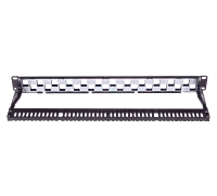 Digisol Enterprise ConvergeX Staggered Patch Panel, 24 Port, Cat 6A, UTP / STP
