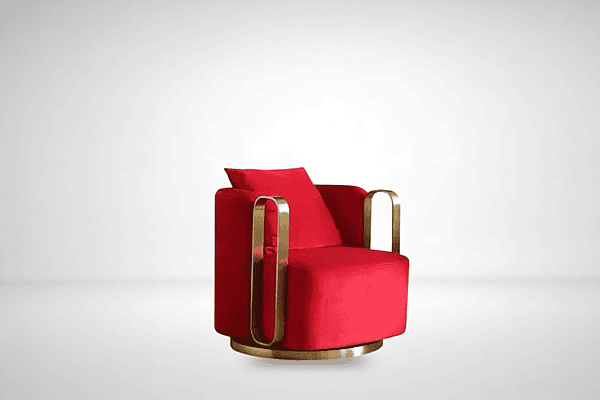 Rose Red Lounge Chair