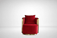 Rose Red Lounge Chair
