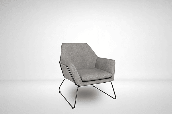 Lintel Grey Lounge Chair