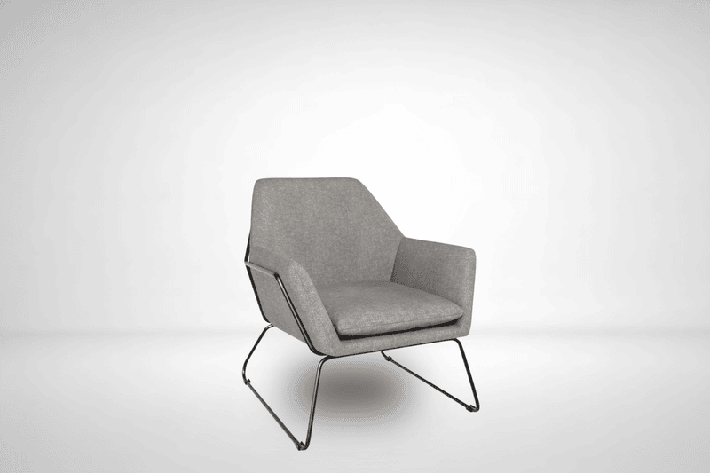 Lintel Grey Lounge Chair