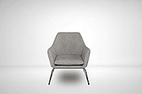 Lintel Grey Lounge Chair