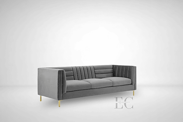 Roger 3 seater sofa Grey