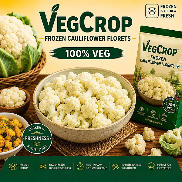 Frozen Cauliflower Florets – 1kg