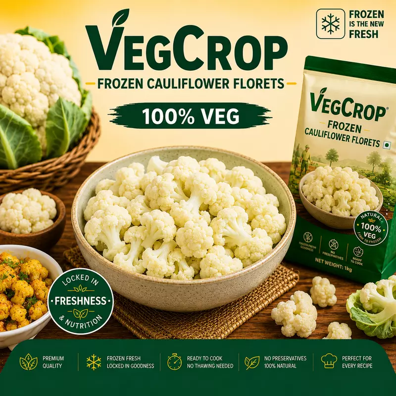 Frozen Cauliflower Florets – 1kg