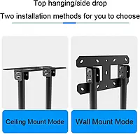 TV Mount Bracket Heavy Duty Ceiling for 40"(101.6)cm– 90" (228.6)cm  TVs | 45° Tilt | 60Kg Load Capacity | Metal Ceiling Mount Stand