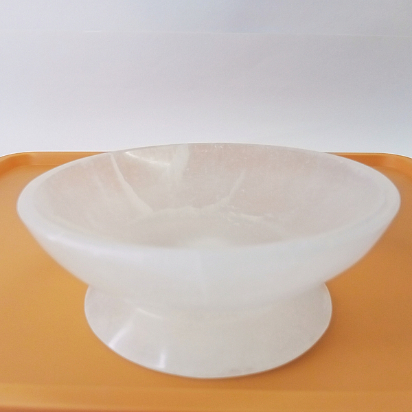 Celenite Charging Bowl Ice Cream Shape 10 CM-10 CM-Round