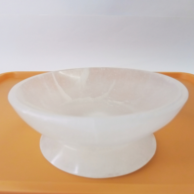 Celenite Charging Bowl Ice Cream Shape 10 CM-10 CM-Round