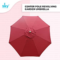Center Pole Garden Parasol Umbrella