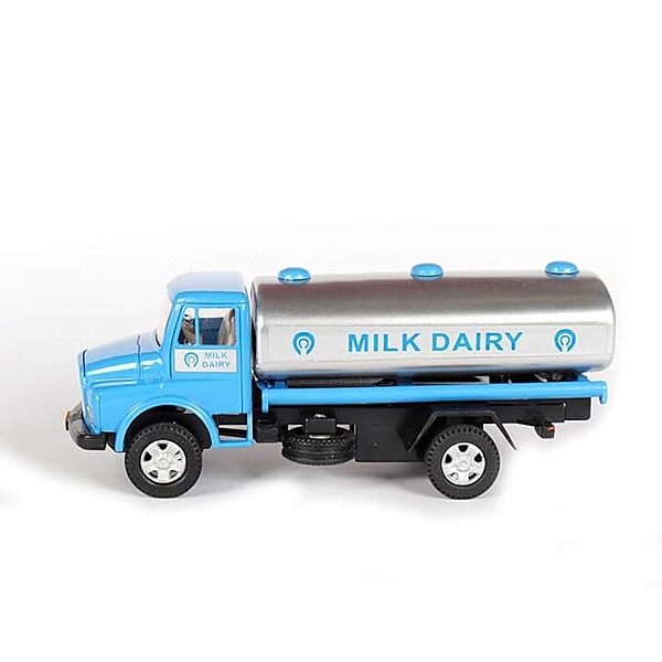 Centy Pull Back Action Milk Dairy Tanker Truck