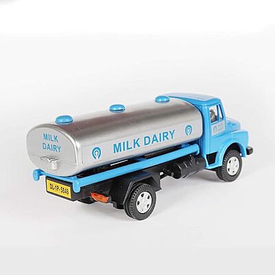 Centy Pull Back Action Milk Dairy Tanker Truck