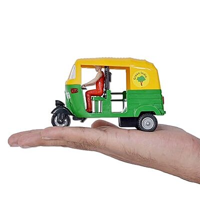 Centy Indian Auto Rickshaw Pull Back Action