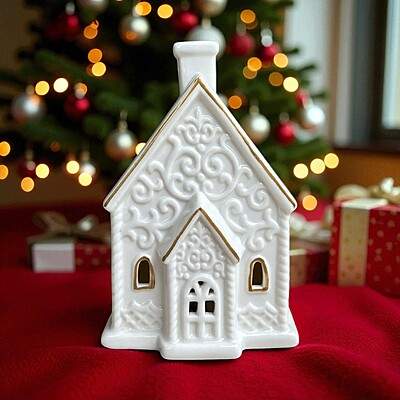 Ceramic White Light House