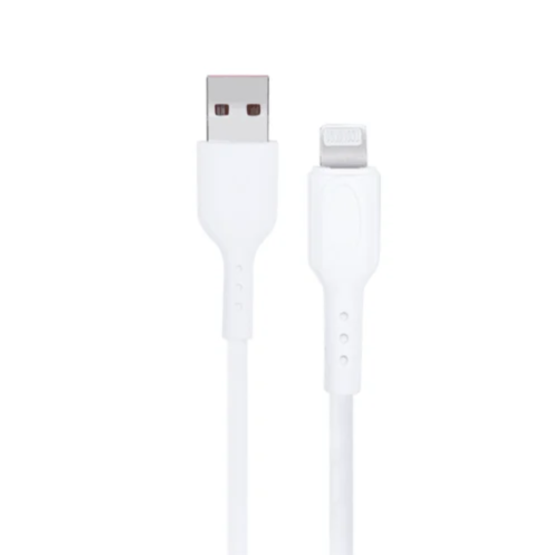 Champion USB (A) to Lightning (iPhone) 3Amp Data Sync & Charging Cable PVC 1M for all Apple & Lightning Port Devices