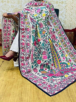 Chanderi Kalakriti Dupatta - 15