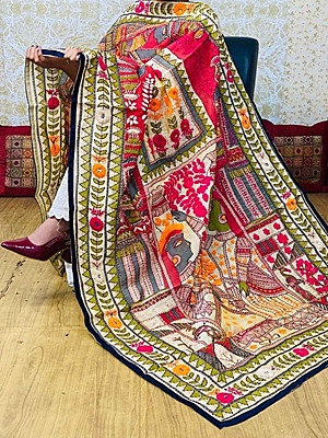 Chanderi Kalakriti Dupatta - 16
