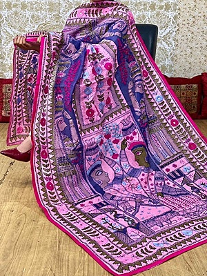 Chanderi Kalakriti Dupatta - 18